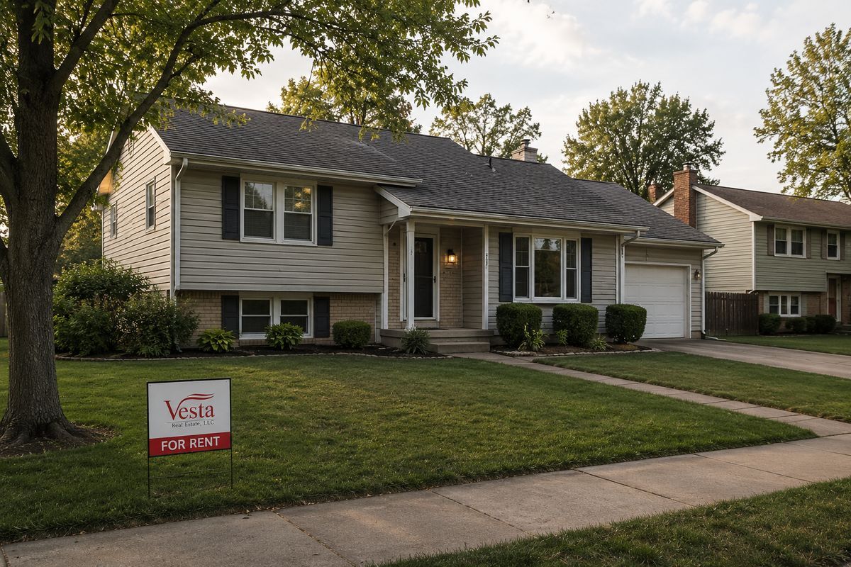 Single-family rental home managed by Vesta Real Estate in Bloomington-Normal, Illinois