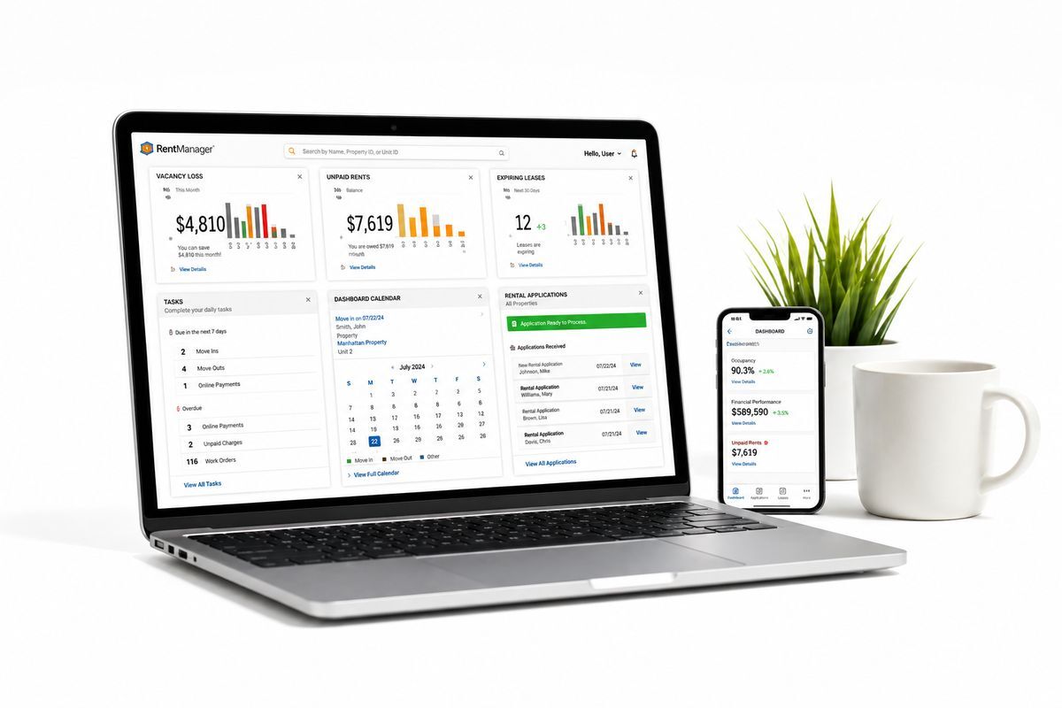 Property management technology used by Vesta Real Estate to organize rentals, maintenance, and owner communication